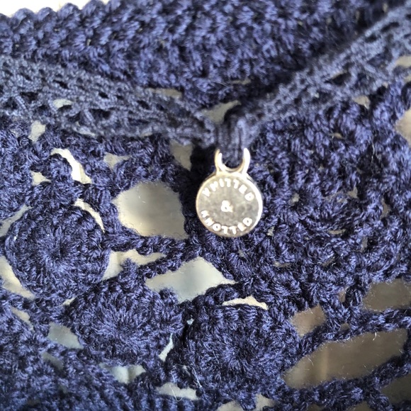 Navy blue wool sweater - Picture 3 of 3